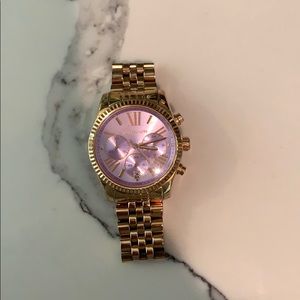 Michael kors rose gold watch!!